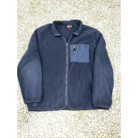 Patagonia‎ Synchilla Full Zip Fleece Navy Blue (1576) - Picture 1 of 8
